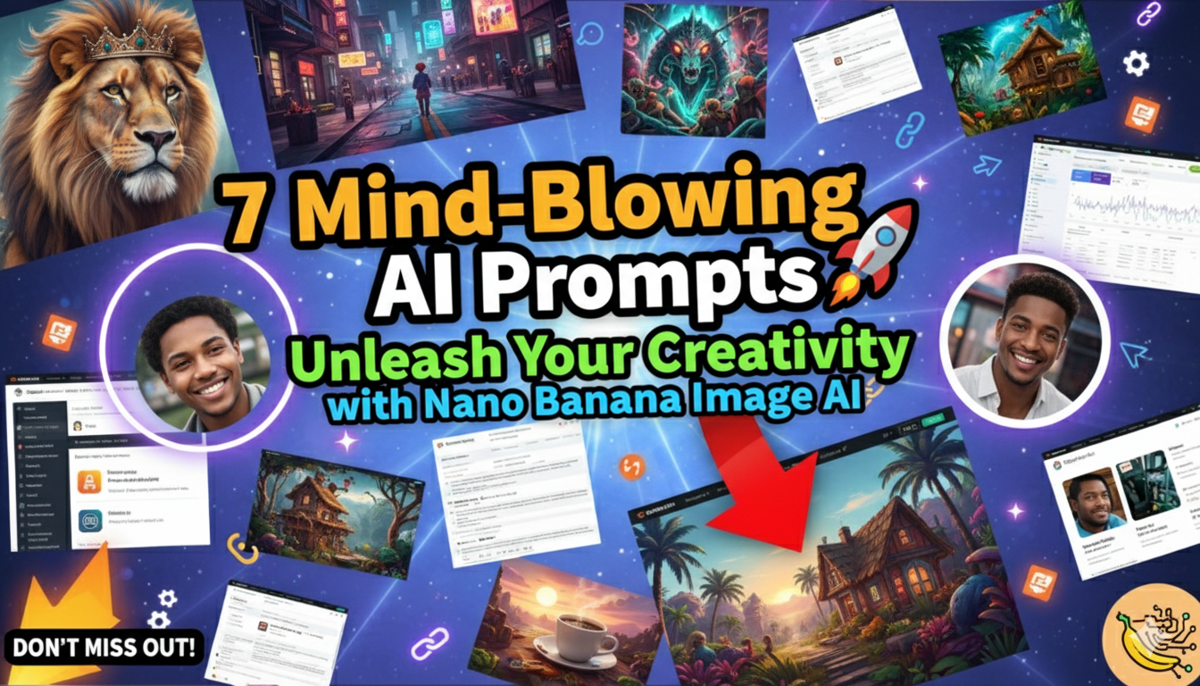 7 Mind-Blowing AI Prompts to Unleash Your Creativity with Nano Banana Image AI