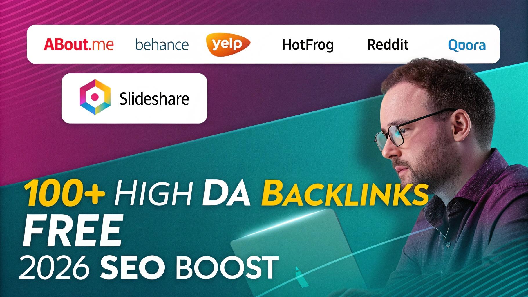 Top 100+ Free High DA Backlink Sites List for 2026 – Boost Your SEO Rankings Fast