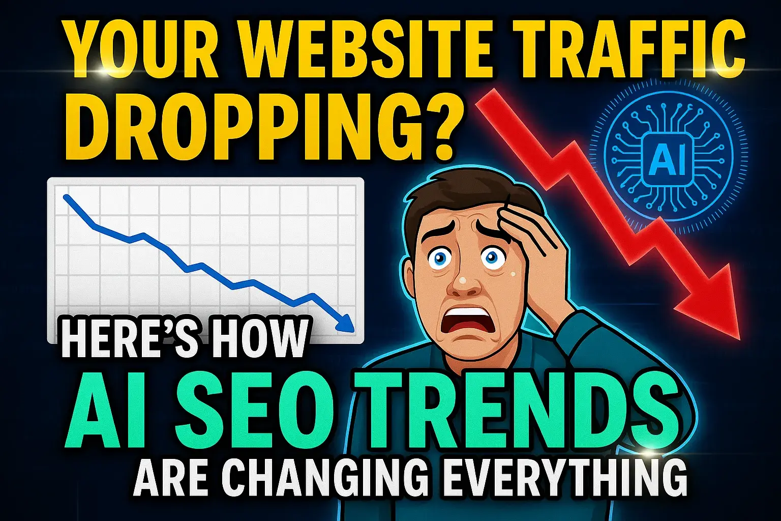 Your Website Traffic Dropping? Here's How AI SEO Trends Are Changing Everything